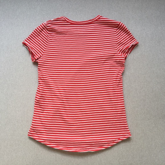 NWOT Red Striped Crew - Picture 4 of 4